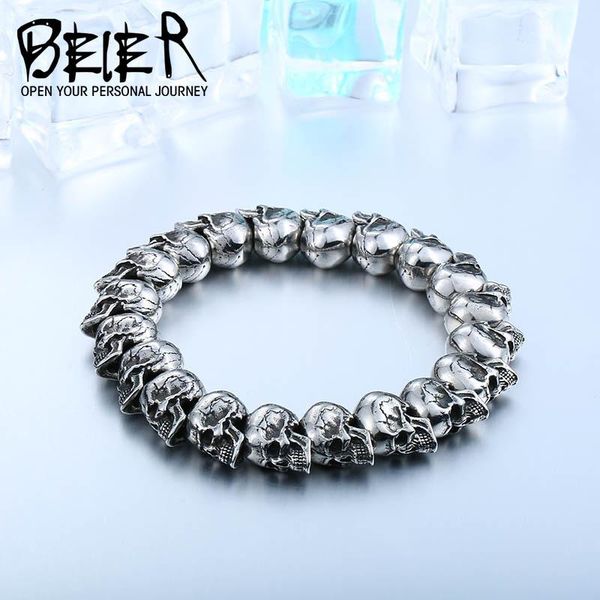bangle beier new cool punk adjustable skull bracelet for man 316 stainless steel man's jewelry bc8027 dropshipping, Black
bangle beier new cool punk adjustable skull bracelet for man 316 stainless steel man's jewelry bc8027 dropshipping, Black