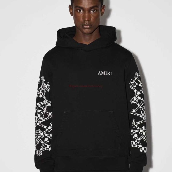 men's sweatshirts designer clothing mens am 23s new amies print arm bone letter hooded sweater fashion streetwear luxur, Black
men's sweatshirts designer clothing mens am 23s new amies print arm bone letter hooded sweater fashion streetwear luxur, Black