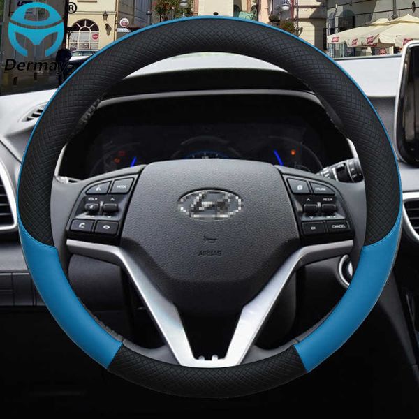 100% dermay brand leather car steering wheel cover anti-slip for hyundai i30 kona i10 i35 elantra santa fe auto accessories g230524 g230524
100% dermay brand leather car steering wheel cover anti-slip for hyundai i30 kona i10 i35 elantra santa fe auto accessories g230524 g230524