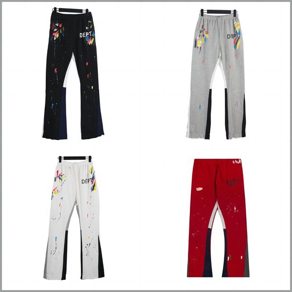 women pants men's pants needles pants galleryes sweatpants depts speckled letter print men's women's couple loose versatile c, Black;white
women pants men's pants needles pants galleryes sweatpants depts speckled letter print men's women's couple loose versatile c, Black;white