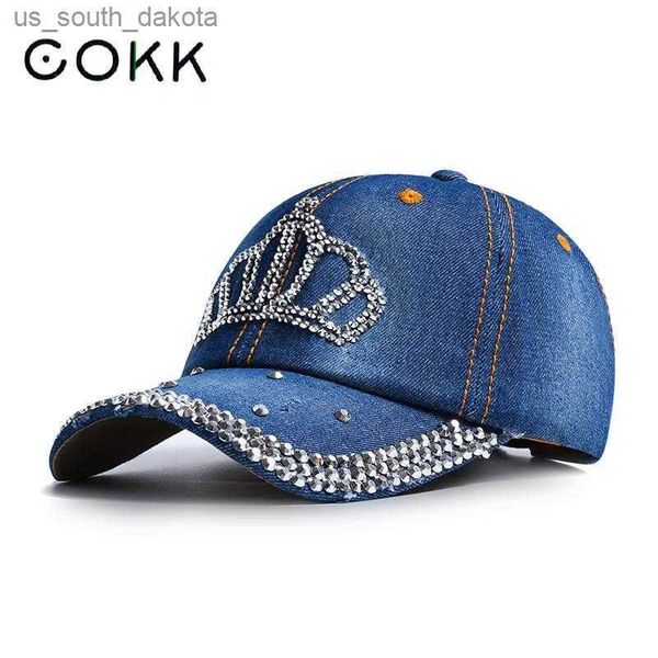 ball caps cokk fashion cap women spring summer hats for women cowboy hat shiny baseball cap adjustable sunhat sunshade denim cloth l230523, Blue;gray
ball caps cokk fashion cap women spring summer hats for women cowboy hat shiny baseball cap adjustable sunhat sunshade denim cloth l230523, Blue;gray