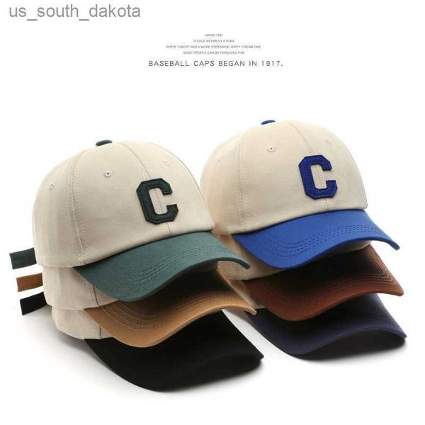 ball caps sleckton cotton baseball cap for women and men casual snapback hat fashion letter c patch hat summer sun visors caps l230523, Blue;gray
ball caps sleckton cotton baseball cap for women and men casual snapback hat fashion letter c patch hat summer sun visors caps l230523, Blue;gray