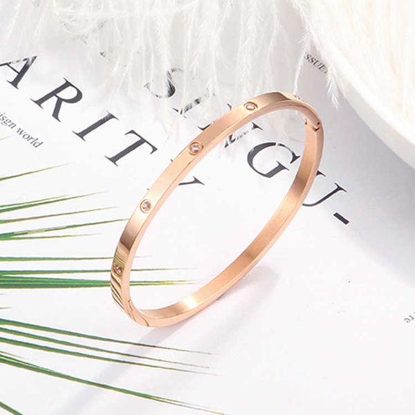 simple fashion trendsetter creative stainless steel rose gold diamond bracelet women's titanium, Golden;silver
simple fashion trendsetter creative stainless steel rose gold diamond bracelet women's titanium, Golden;silver