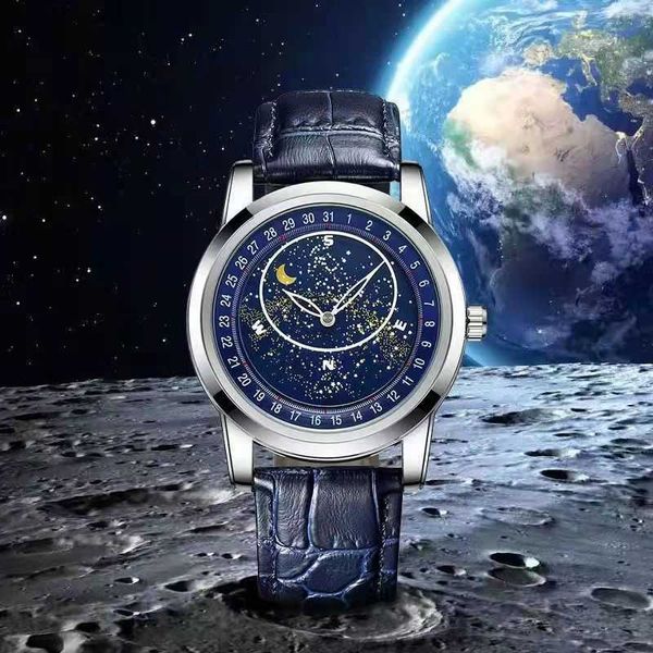 luxury watches watch romantic starry sky brilliant quartz watch men's watch, Slivery;black
luxury watches watch romantic starry sky brilliant quartz watch men's watch, Slivery;black