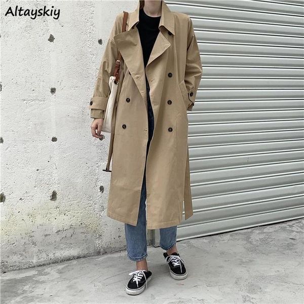 raincoats basic trench women loose double breasted vneck fashion elegant ladies casual spring fall popular overcoats windbreaker korean, Black
raincoats basic trench women loose double breasted vneck fashion elegant ladies casual spring fall popular overcoats windbreaker korean, Black