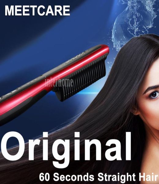 hair care tourmaline ceramic hair straightener anion comb flat instant iron comb 6 temperature digital control 8608612, Silver
hair care tourmaline ceramic hair straightener anion comb flat instant iron comb 6 temperature digital control 8608612, Silver