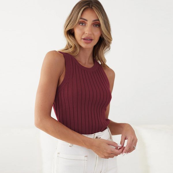 womens knitted striped tanks clothes solid color crewneck slimming pullover sleeveless knitting t-shirt vest for girls summer new fashion, White
womens knitted striped tanks clothes solid color crewneck slimming pullover sleeveless knitting t-shirt vest for girls summer new fashion, White