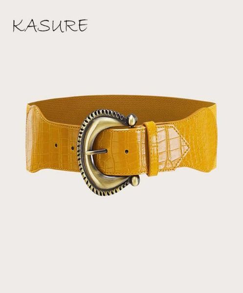 kasure antique women belt wide pu leather corset waist belts elastain stretchable dress decoration yellow waistbelt band h09014308202, Slivery;black
kasure antique women belt wide pu leather corset waist belts elastain stretchable dress decoration yellow waistbelt band h09014308202, Slivery;black