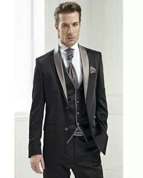 new groom tuxedos groomsmen two button man suit wedding men039s blazer suits custom made jacketpantsvesttie 13565245223, Black;gray
new groom tuxedos groomsmen two button man suit wedding men039s blazer suits custom made jacketpantsvesttie 13565245223, Black;gray