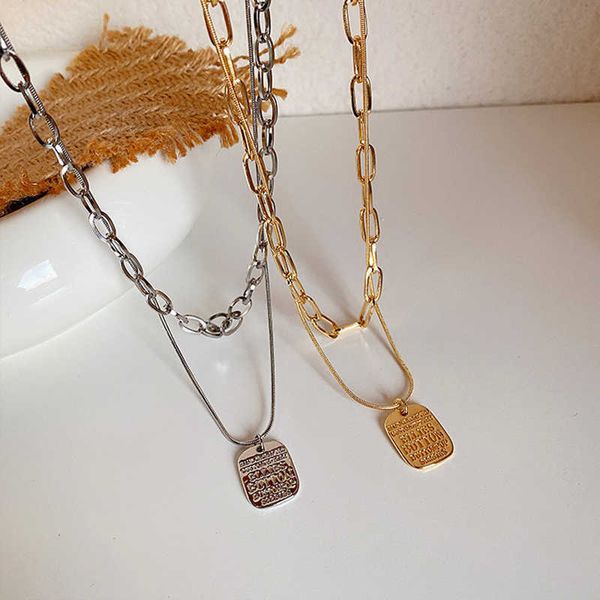 pendant necklaces jwer vintage multi layered coin chain women's gold silver fashion portrait stubby punk necklace jewelry g220524
pendant necklaces jwer vintage multi layered coin chain women's gold silver fashion portrait stubby punk necklace jewelry g220524