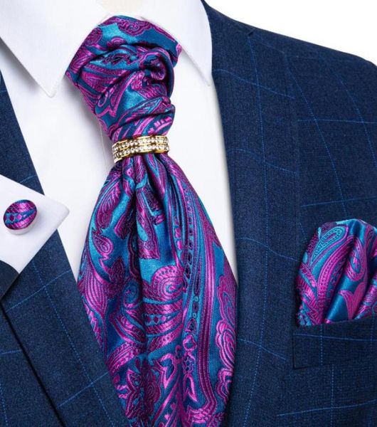 classic purple paisley ascot cravat ties self british style gentleman polyester silk neck tie wedding formal dibangu bow3317139, Black;gray
classic purple paisley ascot cravat ties self british style gentleman polyester silk neck tie wedding formal dibangu bow3317139, Black;gray