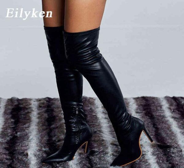 eilyken 2022 winter over the knee women boots stretch high heel slip on shoes pointed toe woman long boots size 35432582789, Black
eilyken 2022 winter over the knee women boots stretch high heel slip on shoes pointed toe woman long boots size 35432582789, Black