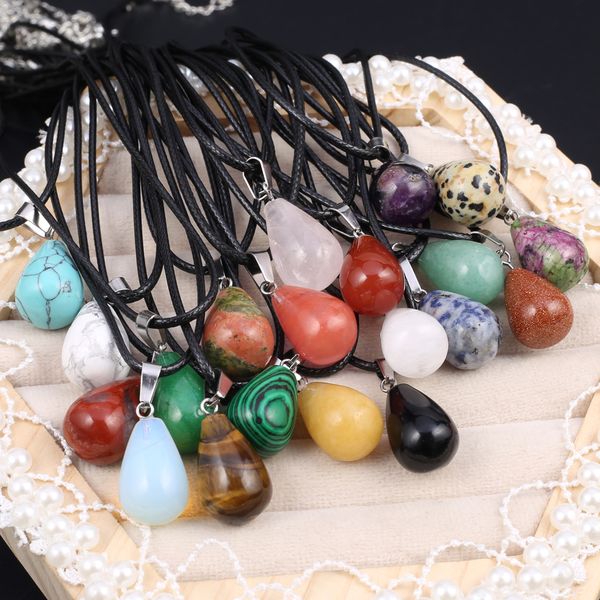 natural stone pendant necklace fat waterdrop drop shape tiger eye sodalites rose quartz necklace jewelry accessorie, Silver
natural stone pendant necklace fat waterdrop drop shape tiger eye sodalites rose quartz necklace jewelry accessorie, Silver