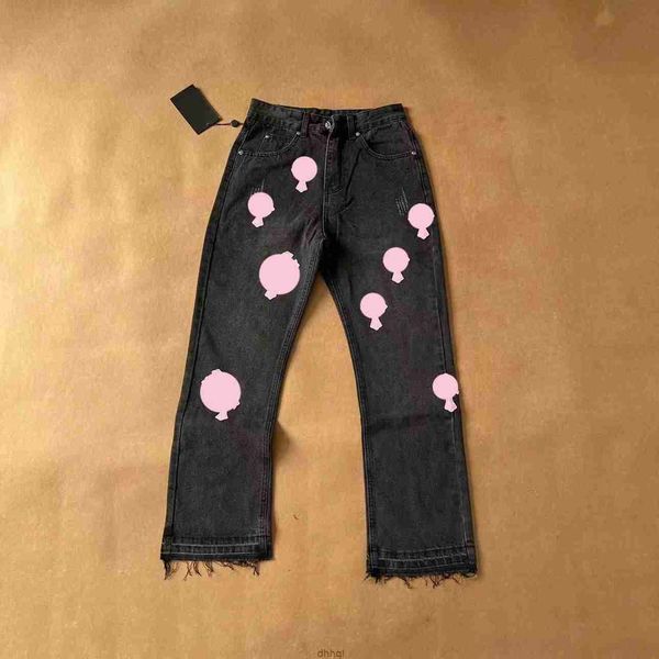 jeans designer make old washed chrome straight trousers heart letter prints for women men casual long style 88k04glxai, Blue
jeans designer make old washed chrome straight trousers heart letter prints for women men casual long style 88k04glxai, Blue