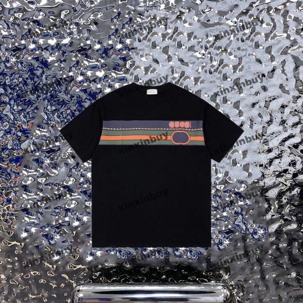 xinxinbuy men designer tee t shirt 23ss chest stripe print short sleeve cotton women black white blue m-2xl, Black;brown
xinxinbuy men designer tee t shirt 23ss chest stripe print short sleeve cotton women black white blue m-2xl, Black;brown