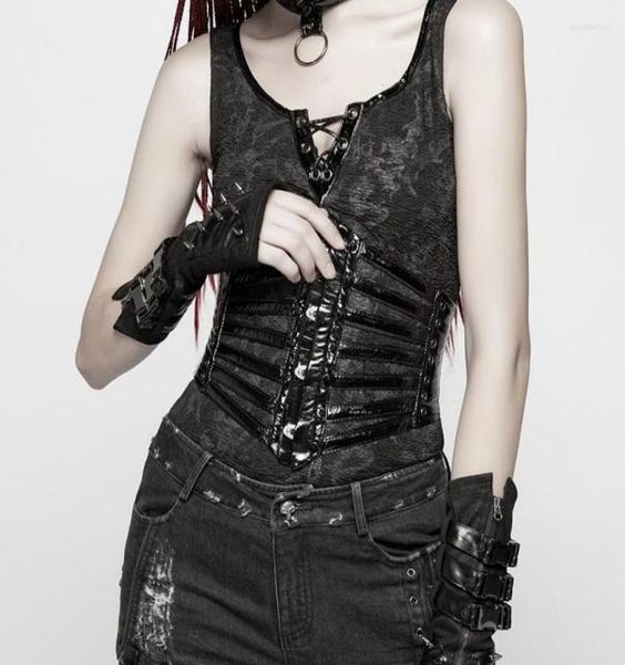 belts punkrave women39s punk girdle fashion bright pu metal corns cone nail hollow out performance corset7003634, Black;brown
belts punkrave women39s punk girdle fashion bright pu metal corns cone nail hollow out performance corset7003634, Black;brown
