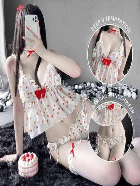 nxy lingerie japanese kawaii strawberry pajamas exotic apparel pattern outfit panties bowknot cosplay costumes cute6016527, Red;black
nxy lingerie japanese kawaii strawberry pajamas exotic apparel pattern outfit panties bowknot cosplay costumes cute6016527, Red;black