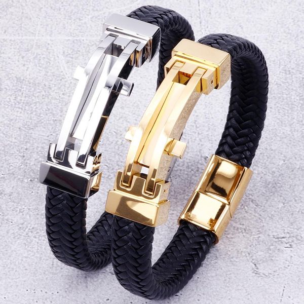 bangle genuine leather bracelet for men mens cross bracelets metal yellow gold color stainless steel on hand jewelry gift for boyfriend, Black
bangle genuine leather bracelet for men mens cross bracelets metal yellow gold color stainless steel on hand jewelry gift for boyfriend, Black
