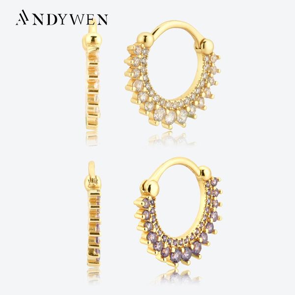 huggie andywen 925 sterling silver gold clear zircon cz hoops luxury women crystal piercing circle round pendiente ohrringe earring, Golden;silver
huggie andywen 925 sterling silver gold clear zircon cz hoops luxury women crystal piercing circle round pendiente ohrringe earring, Golden;silver