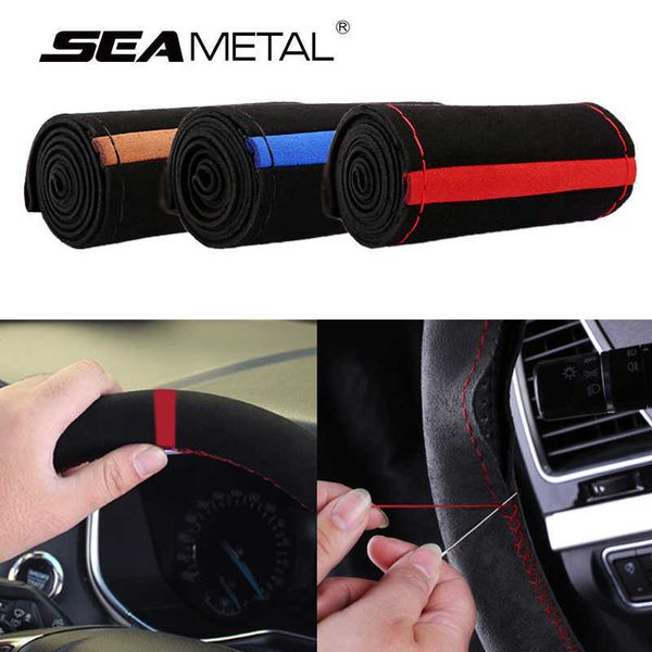 covers seametal suede braided steering wheel cover for car steer-wheel case diameter 14.6inch/35-37cm auto interior protector accessori g230
covers seametal suede braided steering wheel cover for car steer-wheel case diameter 14.6inch/35-37cm auto interior protector accessori g230