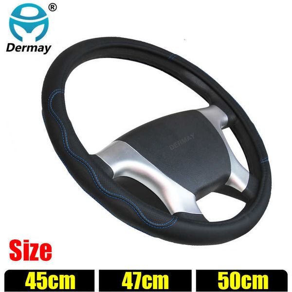 steering wheel covers dermay 45cm 47cm 50cm car steering wheel covers pu leather blue line for car bus truck customized large size g230524 g
steering wheel covers dermay 45cm 47cm 50cm car steering wheel covers pu leather blue line for car bus truck customized large size g230524 g
