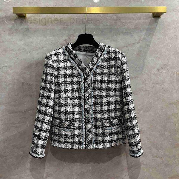 women's jackets designer black and white plaid tweed coat women blue yarn woven ribbon chic style axcy, Black;brown
women's jackets designer black and white plaid tweed coat women blue yarn woven ribbon chic style axcy, Black;brown