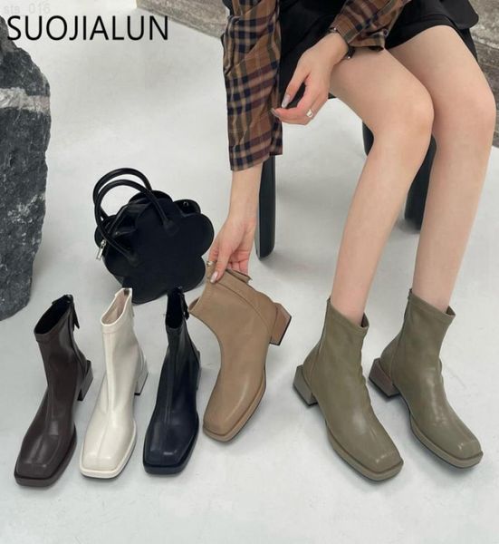 suojialun autumn women low heel ankle boot fashion square toe zipper ladies casual boots shoes soft leather short boott2207182867502, Black
suojialun autumn women low heel ankle boot fashion square toe zipper ladies casual boots shoes soft leather short boott2207182867502, Black
