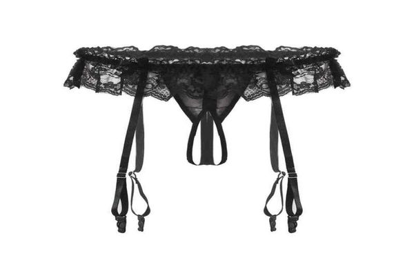 men frilly lace trim elastic waistband gstring sissy underwear crotchless thongs with garters underpants nightwear l2207115792358, Red;black
men frilly lace trim elastic waistband gstring sissy underwear crotchless thongs with garters underpants nightwear l2207115792358, Red;black