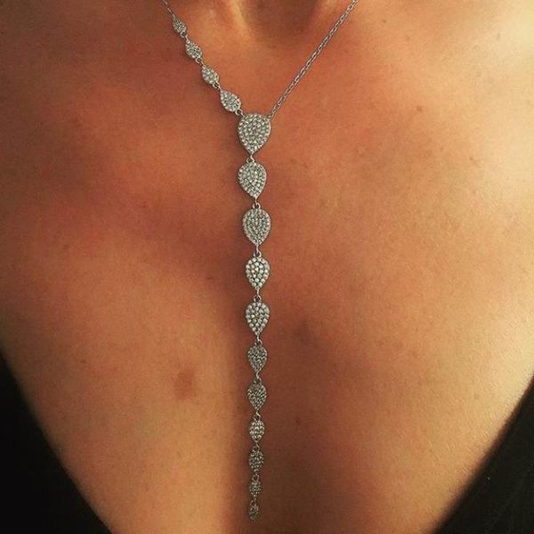 necklaces europen rapper shiny water drop necklace pendent long bar jewelry micro pave white cz men hip hop fashion gift for boyfriend, Silver
necklaces europen rapper shiny water drop necklace pendent long bar jewelry micro pave white cz men hip hop fashion gift for boyfriend, Silver