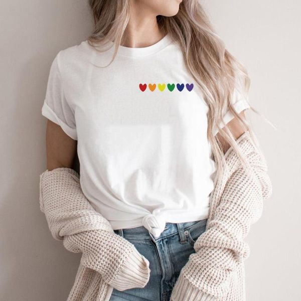 women's t shirts rainbow gay shirt pride tshirt lgbt lesbian queer tees women graphic oversized summer, White
women's t shirts rainbow gay shirt pride tshirt lgbt lesbian queer tees women graphic oversized summer, White