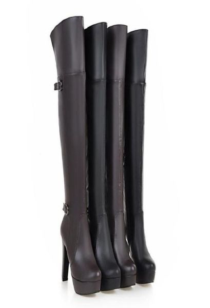 boots waterproof platform belt buckle over knee thick heel high long tube women039s large size 4043 shoes2087948, Black
boots waterproof platform belt buckle over knee thick heel high long tube women039s large size 4043 shoes2087948, Black
