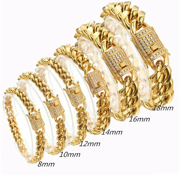 bangle cuban chain bracelet gold tone stainless steel bangle 8/10/12/14/16/18mm width chain bracelet for men women jewelry gift, Black
bangle cuban chain bracelet gold tone stainless steel bangle 8/10/12/14/16/18mm width chain bracelet for men women jewelry gift, Black