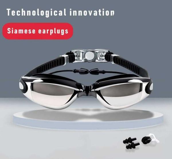goggles professional swimming goggles onepiece earplugs glasses with hd waterproof electroplating l2210284236283
goggles professional swimming goggles onepiece earplugs glasses with hd waterproof electroplating l2210284236283