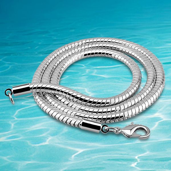 necklaces men chain 925 sterling silver necklace 4mm classic round snake chain necklace hip hop punk style silver ornament boyfriend gift
necklaces men chain 925 sterling silver necklace 4mm classic round snake chain necklace hip hop punk style silver ornament boyfriend gift