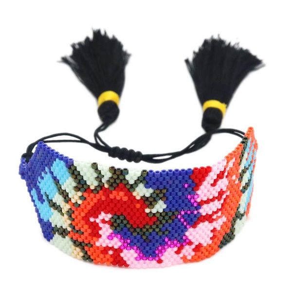 bangle zhongvi miyuki delica bracelet mexican fashion tiedye jewelry boho colorful handmade bracelets manufacturers jewellery gifts, Black
bangle zhongvi miyuki delica bracelet mexican fashion tiedye jewelry boho colorful handmade bracelets manufacturers jewellery gifts, Black