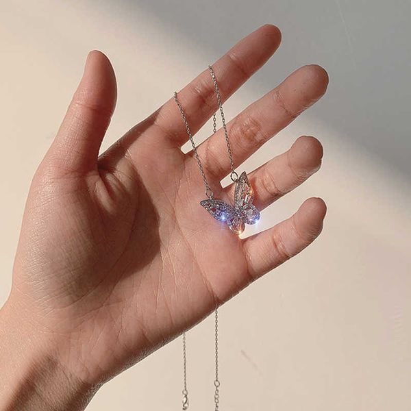 necklaces new fashion butterfly pendant necklace for women simple temperature clavicle chain cute korean accessories g220524, Silver
necklaces new fashion butterfly pendant necklace for women simple temperature clavicle chain cute korean accessories g220524, Silver
