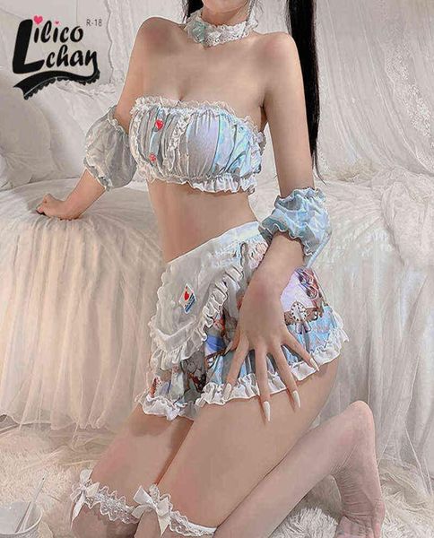 7pcs sweet kawaii lolita women maid cosplay costume printing lace ruffles cute tempatation bunny girl with apron lovely lingerie 29189539, Red;black
7pcs sweet kawaii lolita women maid cosplay costume printing lace ruffles cute tempatation bunny girl with apron lovely lingerie 29189539, Red;black