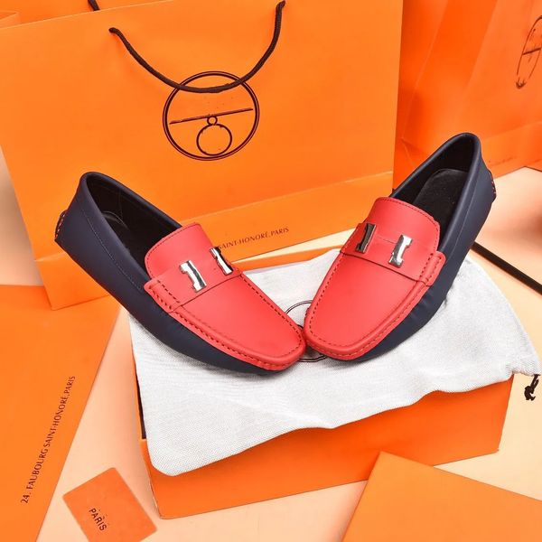 designer luxurious shoes men leather shoes casual male shoes red driving moccasin soft non-slip loafers, Black
designer luxurious shoes men leather shoes casual male shoes red driving moccasin soft non-slip loafers, Black