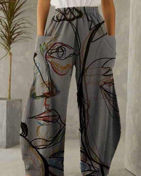 2023 designer women pants new elastic high waist pants women loose trouser linen wide leg pants thin style, Black;white
2023 designer women pants new elastic high waist pants women loose trouser linen wide leg pants thin style, Black;white