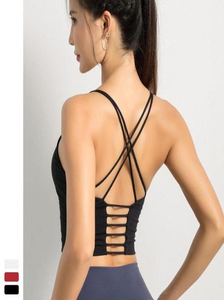 running jerseys high stretch nylon women thin shoulder strap backless sports bras yoga gym underwear fitness7367593, Black;blue
running jerseys high stretch nylon women thin shoulder strap backless sports bras yoga gym underwear fitness7367593, Black;blue