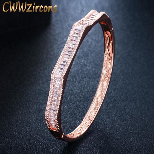 bangle cwwzircons open cuff design cubic zirconia setting geometric rose gold color womens bangles jewelry bg012, Black
bangle cwwzircons open cuff design cubic zirconia setting geometric rose gold color womens bangles jewelry bg012, Black