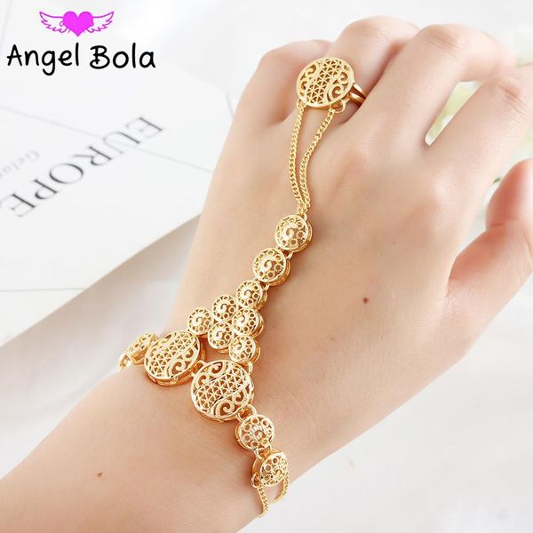 bangle simple luxury hollow round ladies gold set slave chain bracelet muslim fashion party decoration ring jewelry wholesale, Black
bangle simple luxury hollow round ladies gold set slave chain bracelet muslim fashion party decoration ring jewelry wholesale, Black