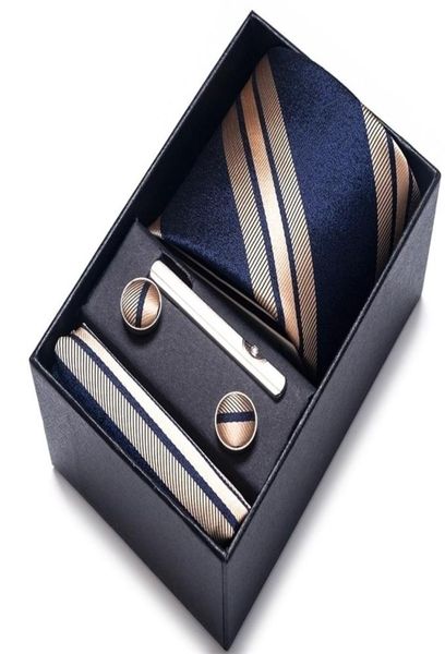 neck tie set 100 silk brand handkerchief cufflink for men necktie holiday gift box blue gold suit accessories slim wedding gravat8792370, Black;blue
neck tie set 100 silk brand handkerchief cufflink for men necktie holiday gift box blue gold suit accessories slim wedding gravat8792370, Black;blue