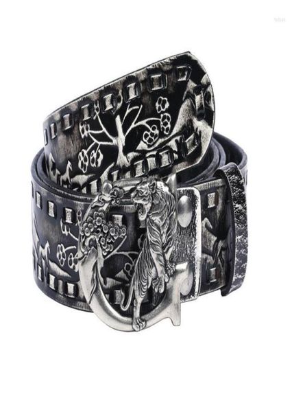 belts natural cow leather buckle belt2022 genuine vintage rivet cool tiger belt3930464, Black;brown
belts natural cow leather buckle belt2022 genuine vintage rivet cool tiger belt3930464, Black;brown