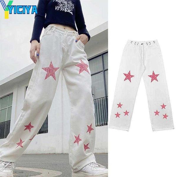 yiciya women's pants y2k clothes jeans women's gothic ins streetwear korean casual loose straight wide leg star letter print white, Black;white
yiciya women's pants y2k clothes jeans women's gothic ins streetwear korean casual loose straight wide leg star letter print white, Black;white