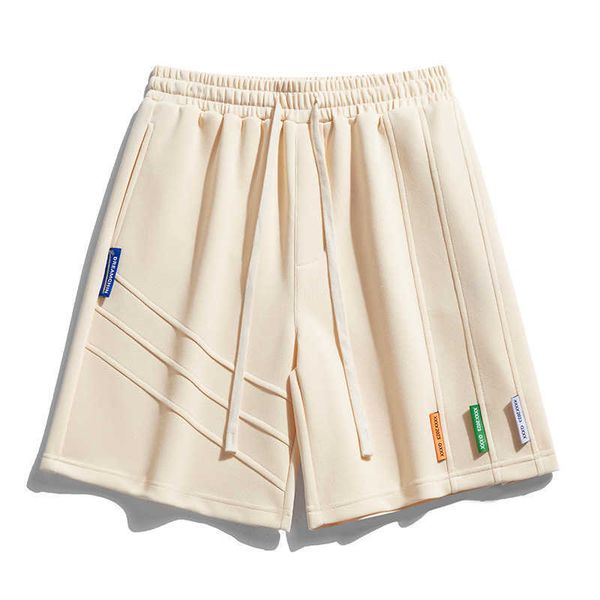 summer new men's shorts cotton casual trendy capris ins loose solid color drawstring stripe sports guard pants, White;black
summer new men's shorts cotton casual trendy capris ins loose solid color drawstring stripe sports guard pants, White;black