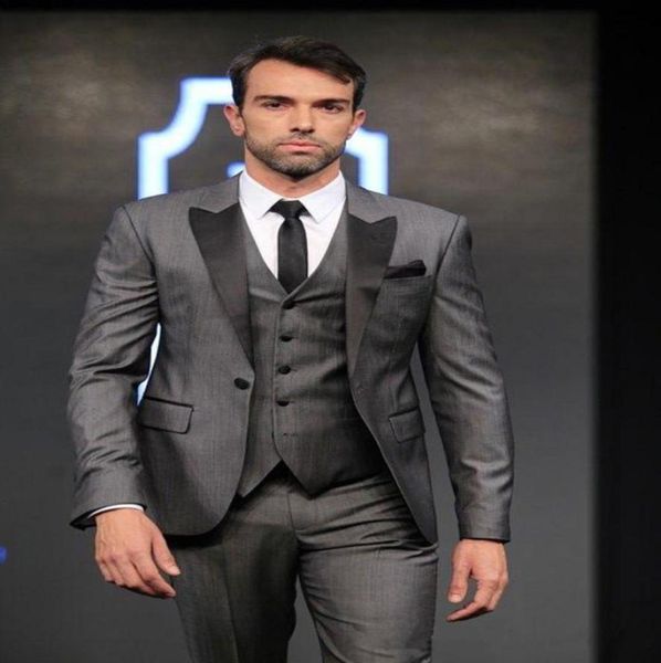 new design one button gray groom tuxedos groomsmen peak lapel man suits mens wedding blazer suits jacketpantsvesttie 1051089342, Black;gray
new design one button gray groom tuxedos groomsmen peak lapel man suits mens wedding blazer suits jacketpantsvesttie 1051089342, Black;gray