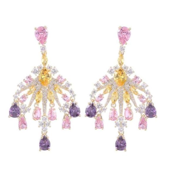dangle chandelier 2021 trendy boho tassel drop earrings pink yellow purple cubic zircoina shiny engagement statment jewelry2839630, Silver
dangle chandelier 2021 trendy boho tassel drop earrings pink yellow purple cubic zircoina shiny engagement statment jewelry2839630, Silver