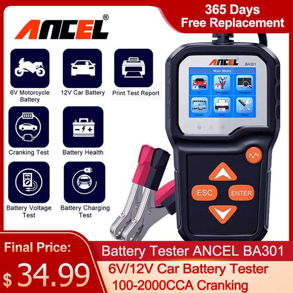 automotive repair kits ancel ba301 car battery tester 12v 6v motorcycle cranking test 2000 cca boat batteries charger analyzer circuit autom
automotive repair kits ancel ba301 car battery tester 12v 6v motorcycle cranking test 2000 cca boat batteries charger analyzer circuit autom