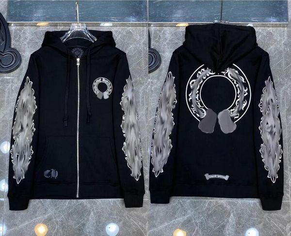 fashion luxury men's jackets designer zipper sweatshirts heart horseshoe cross print brand ch hoodies women chromes coat casual pullove, Black
fashion luxury men's jackets designer zipper sweatshirts heart horseshoe cross print brand ch hoodies women chromes coat casual pullove, Black